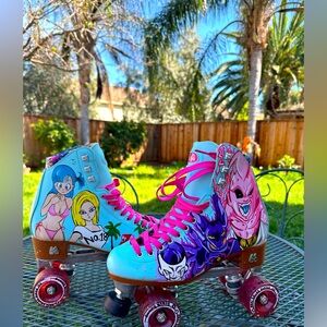CUSTOM dbz Moxi Bunny skates